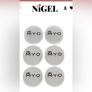 M.Y.O Clear Storage Containers for pro makeup pallet (Brand new in packaging)